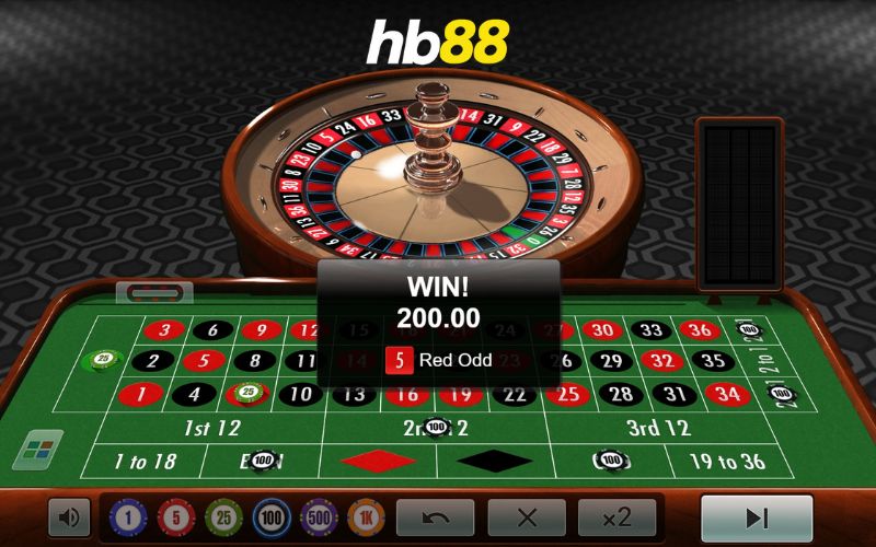 Trình tự cá cược Roulette tai nhà cái trực tuyến HB88